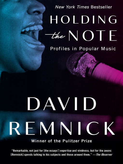 Title details for Holding the Note by David Remnick - Wait list